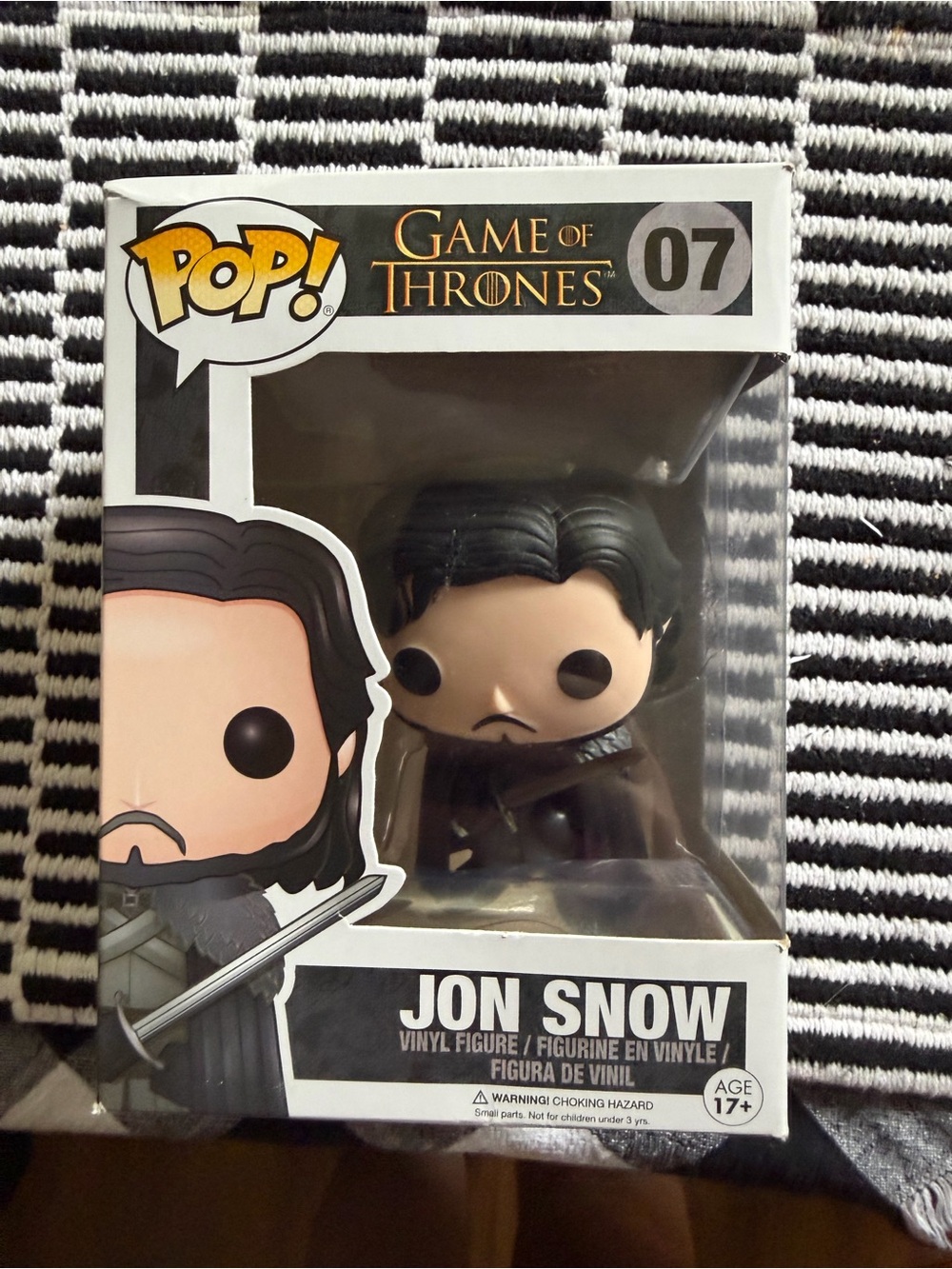 pop Jon Snow Funko Pop! - Black & Brown